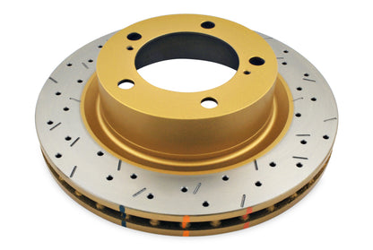 DBA 07+ Toyota Landcruiser 200 Series Front Drilled and Slotted 4000 Series Rotor 42722XS 42722XS Photo - out of package