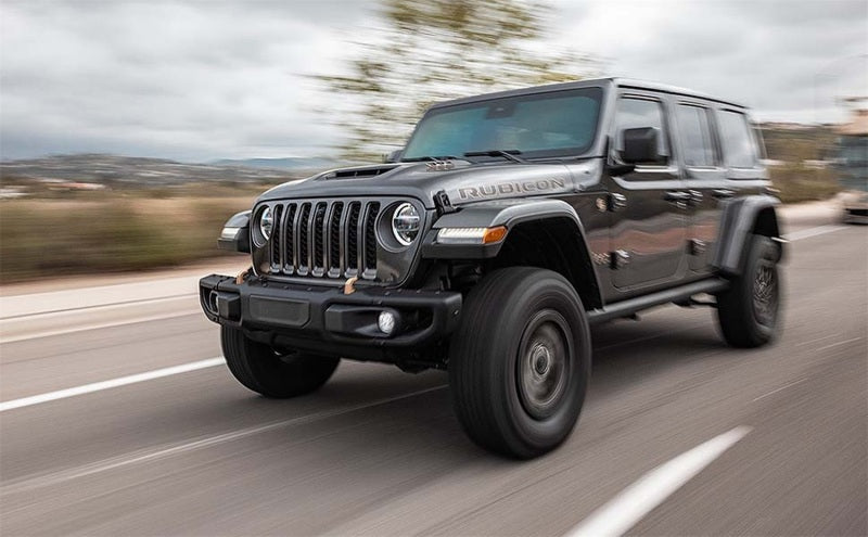 Magnaflow 21-22 Jeep Wrangler V8 6.4L Street Series Cat-Back Exhaust w/ Black Tips 19598 19598 Photo - Mounted