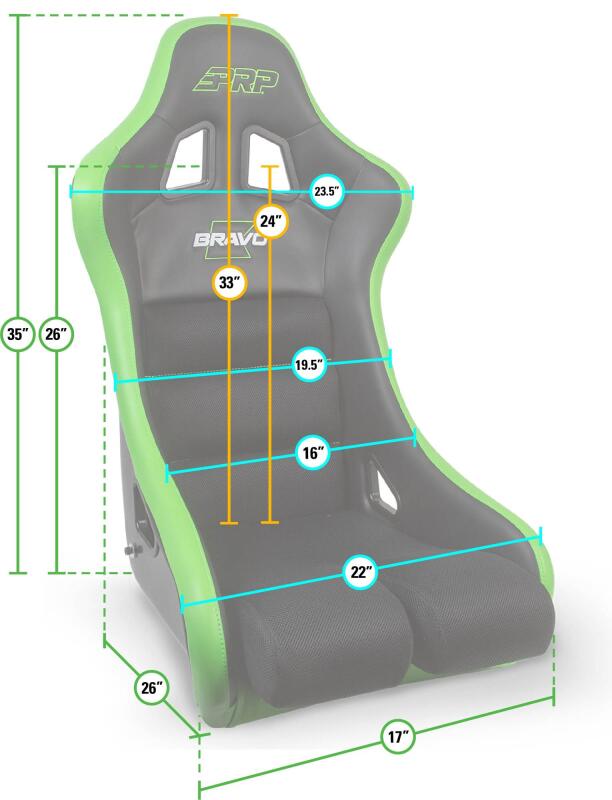 PRP Seats PRP Bravo Composite Seat A4502 A4502 Photo - Close Up
