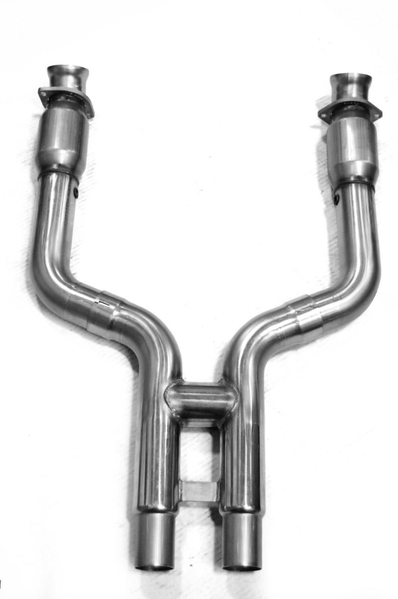 Kooks 11-14 Ford Mustang GT 1-3/4 x 3 Header & Green Catted H-Pipe Kit 1141H260 1141H260 Photo - Unmounted