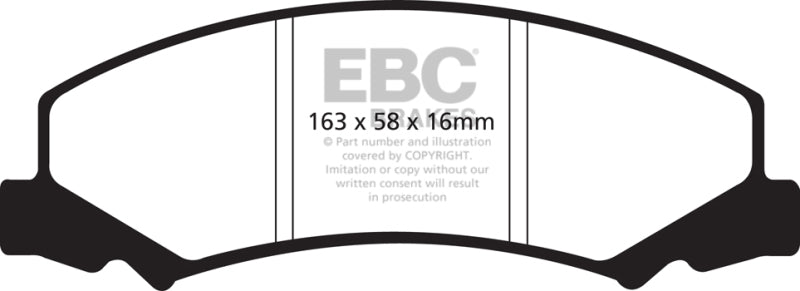 EBC Disc Brake Pad Set UD1159 Photo - Primary