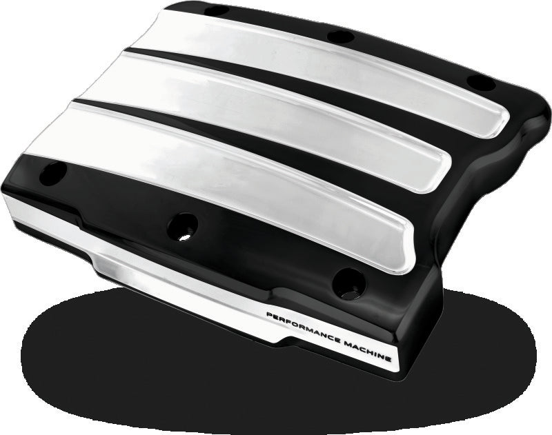 Performance Machine Twin Cam Scallop Rocker Cover - Contrast Cut Platinum 0177-2021-BMP 0177-2021-BMP Photo - Primary