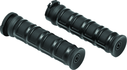 Kuryakyn Dillinger Grips Cbl Blk 6673 6673 Photo - Primary