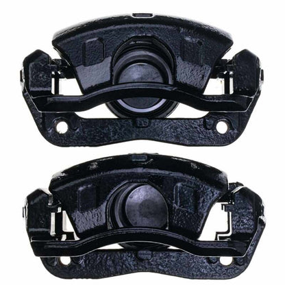 PowerStop Power Stop 13-15 Acura ILX Front Black Caliper - Pair w/Bracket S2660BLK S2660BLK Photo - Primary