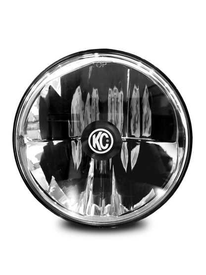 KC HiLiTES 7" Gravity® LED - Single Headlight - SAE/ECE - 40W Driving Beam - for 07-18 Jeep JK 4235 4235 Photo - Primary