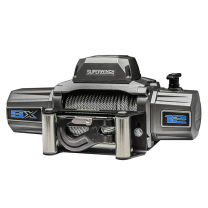 Superwinch 12000 LBS 12 VDC 3/8in x 85ft Wire Rope SX 12000 Winch - Graphite 1712200 1712200 Photo - Primary