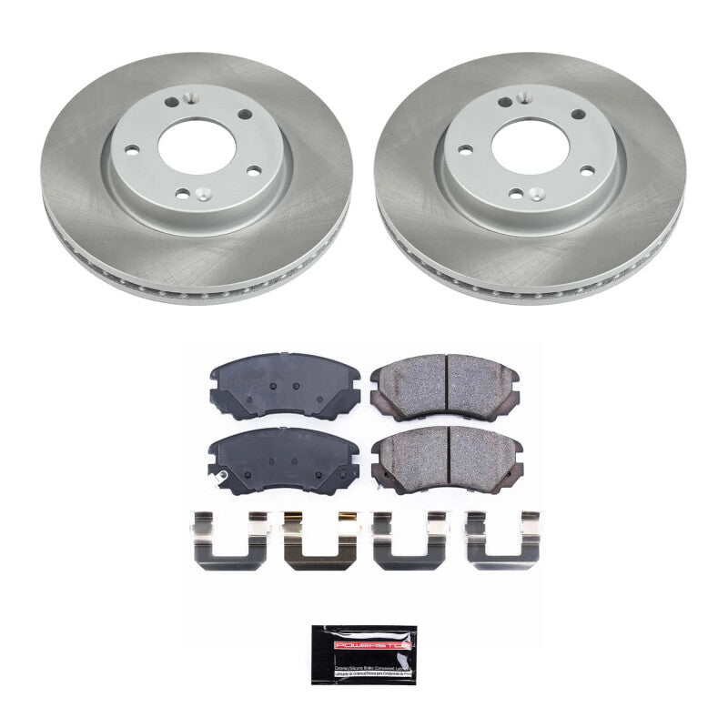 PowerStop Power Stop 05-10 Kia Sportage Front Semi-Coated Rotor Kit SC165 SC165 Photo - Primary