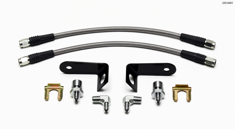 Wilwood Flexline Kit, Front, Kit Car w/FSL4 Caliper 220-9481 User 1