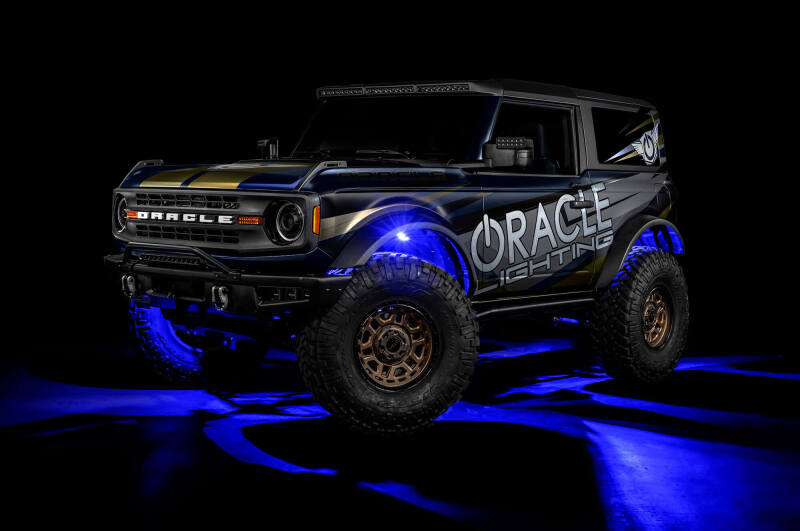 ORACLE Lighting Oracle Underbody RGB+W Wheel Well Rock Light Kit - 8 PCS - ColorSHIFT 5895-339-8 5895-339-8 Photo - lifestyle view