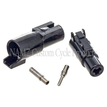 NAMZ Deutsch HD Series 1-Position Male & Female Connectors w/Solid Terminals (HD 72180-94/72181-94) HDD-XL-KIT HDD-XL-KIT Photo - Primary