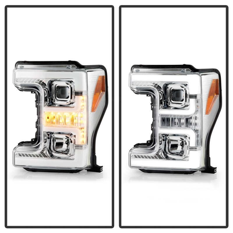 Spyder Ford F-250/F-350/F450 Super Duty 17-18 Projector Headlights Chrome PRO-YD-FS17-SBSEQ-C 5086273 5086273 Photo - Unmounted