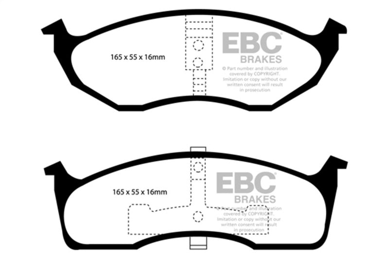 EBC Disc Brake Pad Set DP41623R Photo - Primary