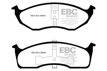 EBC Disc Brake Pad Set DP41623R Photo - Primary