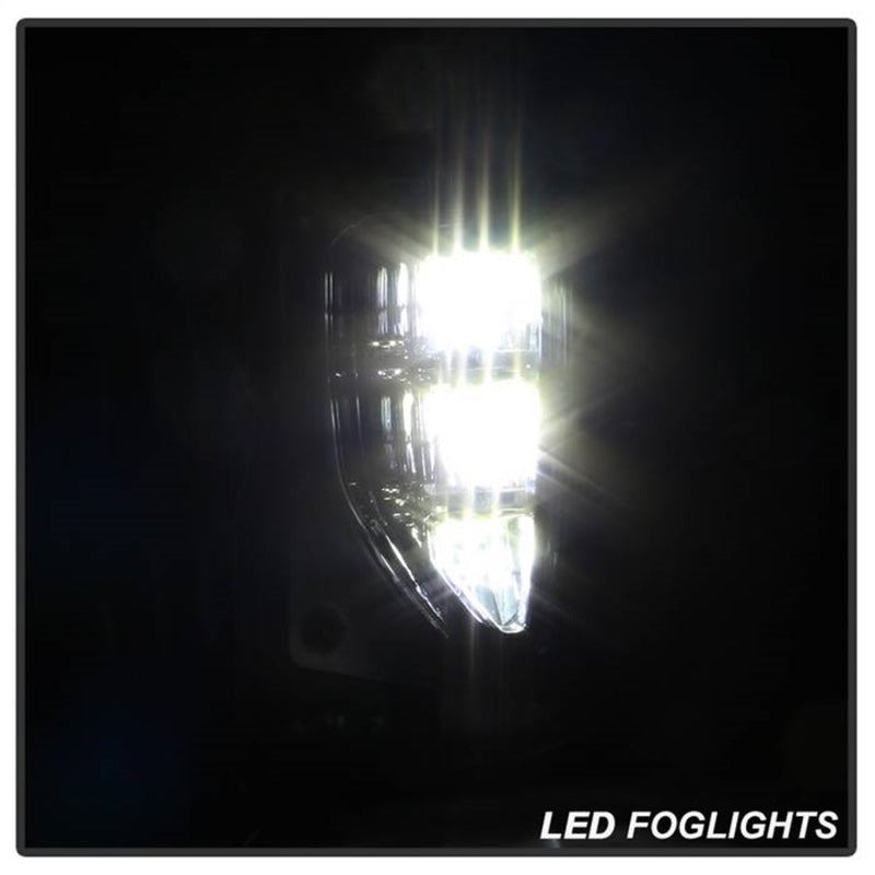 Spyder 16-18 Chevy Silverado 1500 OEM Style Full LED Fog Light w/Switch - Clear (FL-CSIL16-LED-C) 9043215 9043215 Photo - Unmounted