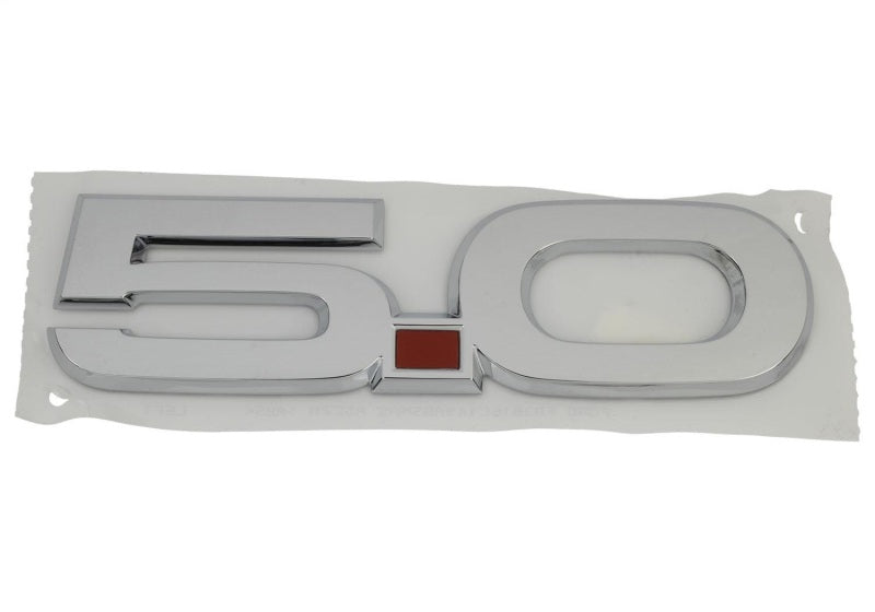 Ford Performance Parts Ford Racing 15-17 Ford Mustang 5.0L Fender Emblem Chrome M-1447-M50A Photo - Unmounted