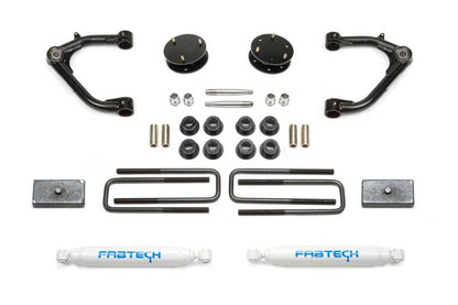 Fabtech 2019 GM K1500 3.5in Uniball UCA System w/Rear Perf. Shocks K1129 Photo - Primary