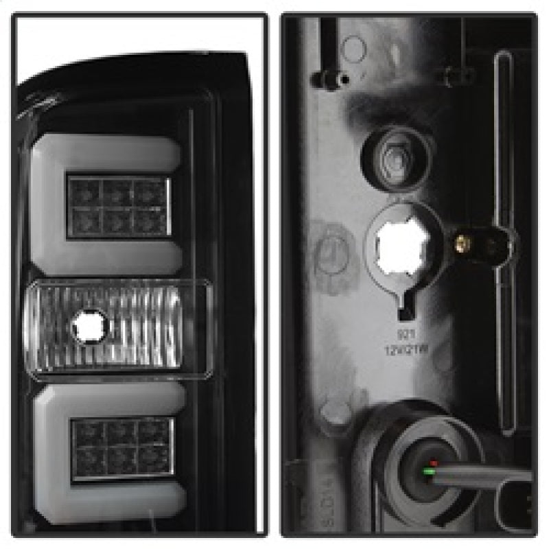 Spyder Chevy Silverado 2016-2017 Light Bar LED Tail Lights - Black ALT-YD-CS16-LED-BK 5083722 5083722 Photo - Unmounted