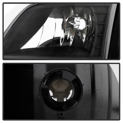 SPYDER Xtune Ford F150 97-03 Crystal Headlights w/ Clear LED Corners Black HD-ON-FF15097-LED-SET-BK 5014184 5014184 Photo - Unmounted