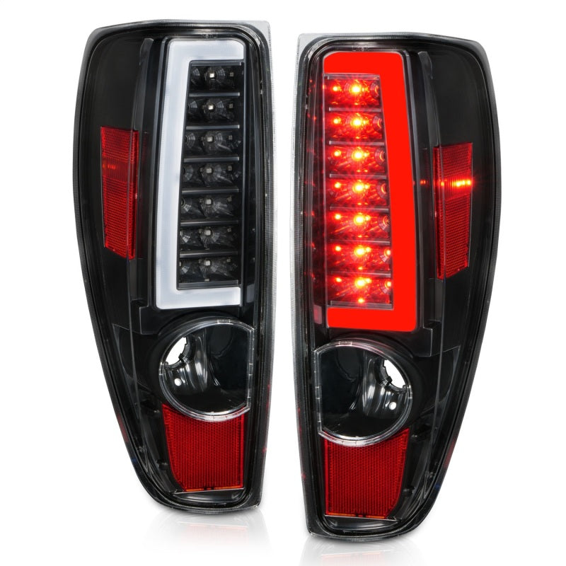 ANZO 2004-2012 Chevrolet Colorado/ GMC Canyon LED Tail Lights w/ Light Bar Black Housing 311382 311382 Photo - Unmounted