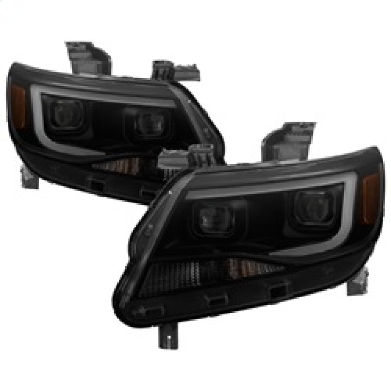 SPYDER xTune Chevy Colorado 15-17 HalogenOnly Projector Headlights - Black Smoked PRO-JH-CCO04-LBDRL-BSM 9039300 9039300 Photo - Primary