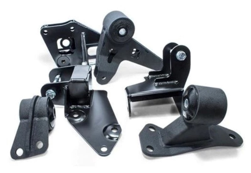 Innovative 96-00 Honda Civic Conversion Engine Mount Kit K-Series Black Steel Mounts 60A Bushings 90050-60A