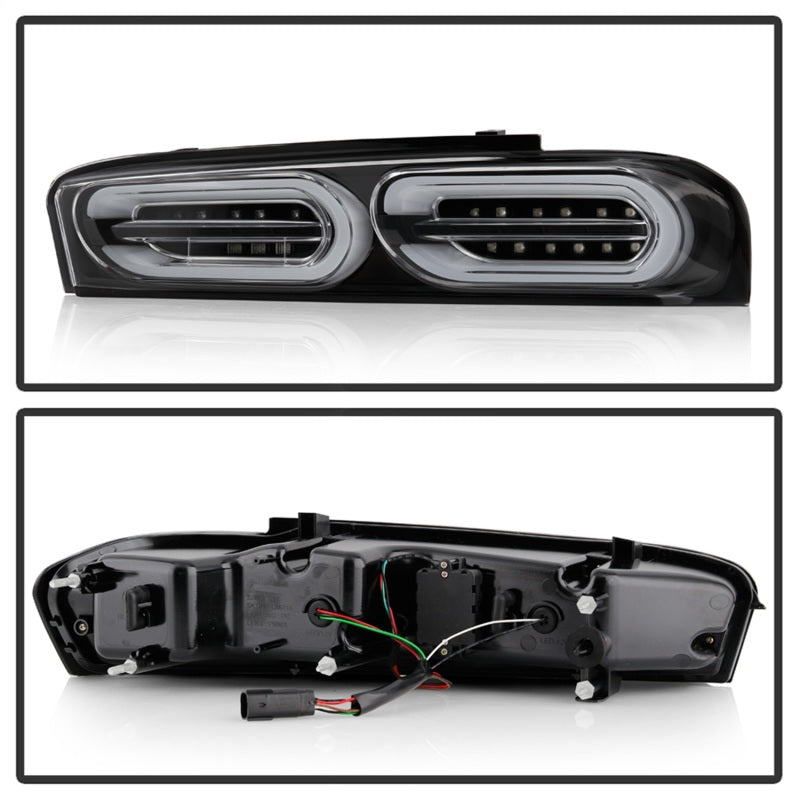 Spyder Chevy Camaro 16-18 (Do Not Fit Halogen Model) LED Tail Lights Black ALT-YD-CCAM16LED-SEQ-BK 5087232 5087232 Photo - Unmounted