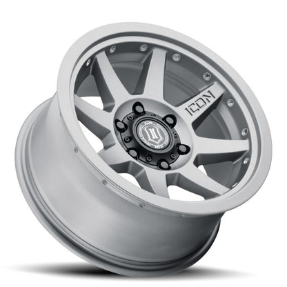 ICON Rebound Pro 17x8.5 5x5 -6mm Offset 4.5in BS 71.5mm Bore Titanium Wheel 21817857345TT 21817857345TT User 1