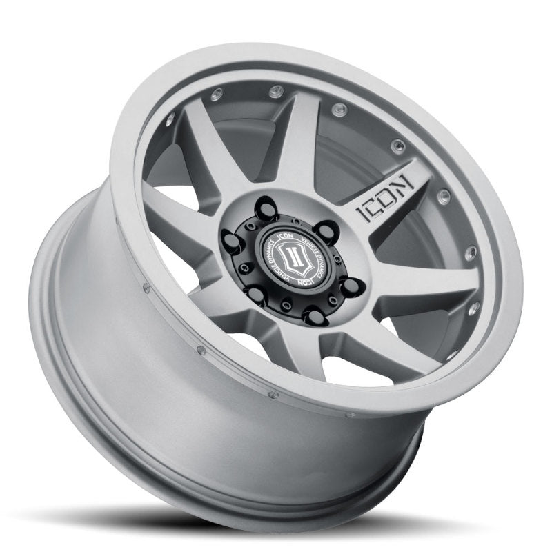 ICON Rebound Pro 17x8.5 5x4.5 0mm Offset 4.75in BS 71.5mm Bore Titanium Wheel 21817856547TT 21817856547TT Photo - out of package