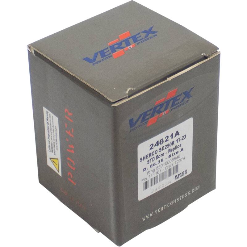 Vertex Pistons Vertex Piston 17-24 Sherco SE-R 250 250cc Cast Replica Piston Kit 24621A 24621A Photo - Primary