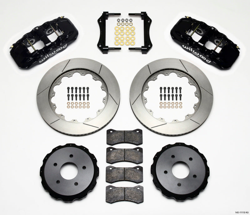 Wilwood AERO4 Rear Kit 14.00in 97-04 Corvette C5/Z06 05-13 C6 140-11119 140-11119 Photo - Primary