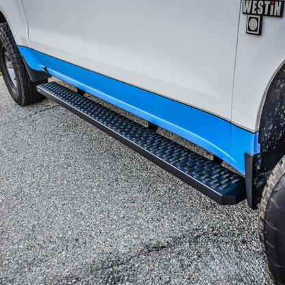 Westin Grate Steps Running Boards 90 in - Textured Black 27-74745 27-74745 Photo - Mounted