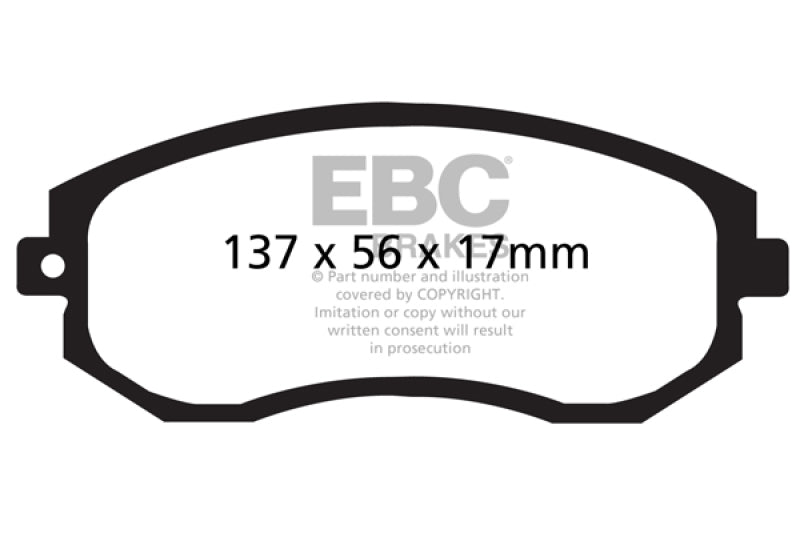 EBC Disc Brake Pad Set UD1539 Photo - Primary
