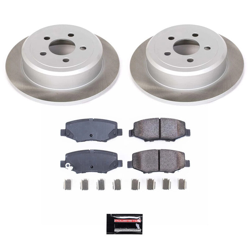 PowerStop Power Stop 08-12 Jeep Liberty Rear Semi-Coated Rotor Kit SC3046 SC3046 Photo - Primary
