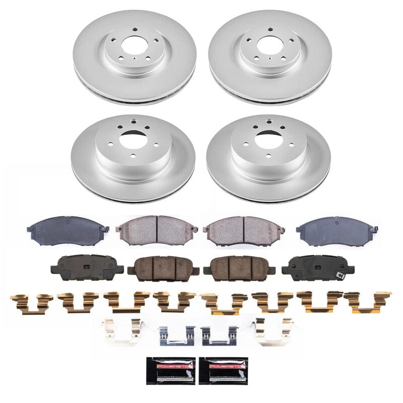 PowerStop Power Stop 20-22 Cadillac CT4 Front Z17 Coated Brake Kit CRK9075 CRK9075 Photo - Primary