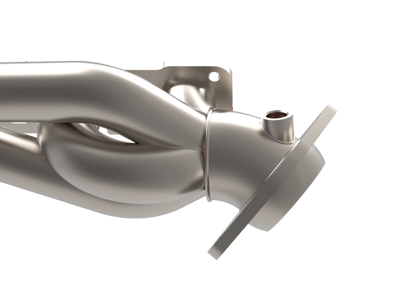 aFe Power Twisted Steel 304SS Shorty Header 2021 Ram 1500 TRX V8-6.2L 48-32030-T 48-32030-T Photo - Close Up