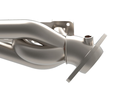 aFe Power Twisted Steel 304SS Shorty Header 2021 Ram 1500 TRX V8-6.2L 48-32030-T 48-32030-T Photo - Close Up
