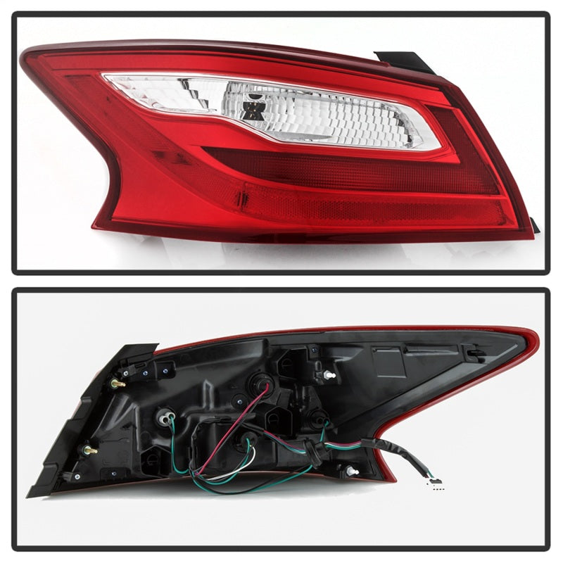 SPYDER xTune 16-18 Nissan Altima 4DR Driver Side Tail Light - OEM Outter Left (ALT-JH-NA16-4D-OE-OL) 9943003 9943003 Photo - Unmounted