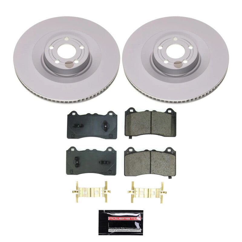 PowerStop Power Stop 21-23 Ford Mustang Mach-E Front Z17 Coated Brake Kit CRK8745 CRK8745 Photo - Primary