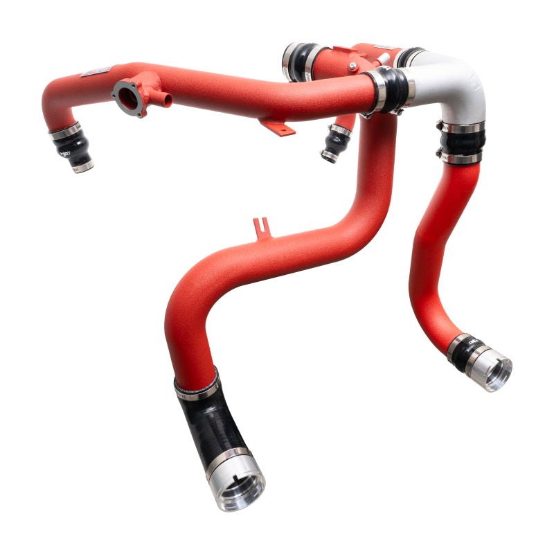 Injen 21-23 Ford Bronco 2.7L V6 (TT) EcoBoost SES Intercooler Pipes - Wrinkle Red SES9301ICPWR SES9301ICPWR Photo - Unmounted