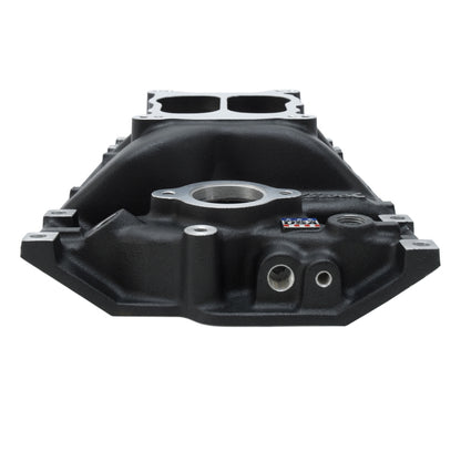 Edelbrock Intake, SBC, Performer, Vortec, Black 21163 Photo - out of package