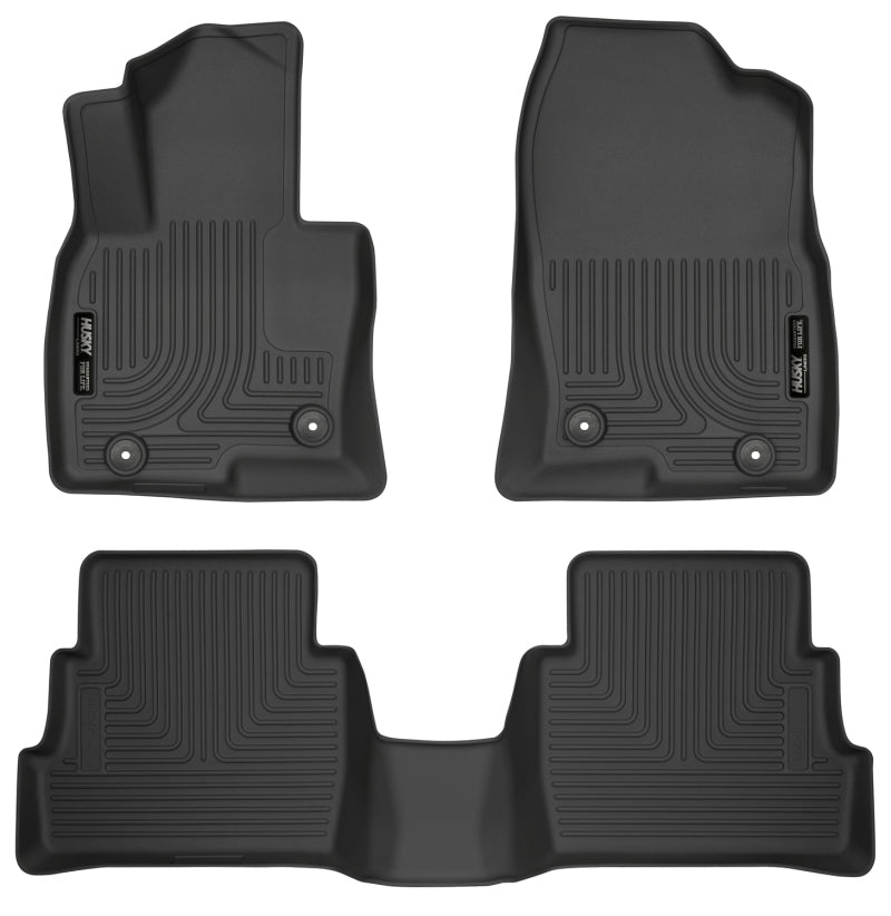 Husky Liners 2017 Mazda CX-5 Weatherbeater Black Front & 2nd Seat Floor Liners 95641 95641 Photo - Primary