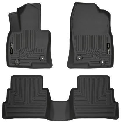 Husky Liners 2017 Mazda CX-5 Weatherbeater Black Front & 2nd Seat Floor Liners 95641 95641 Photo - Primary