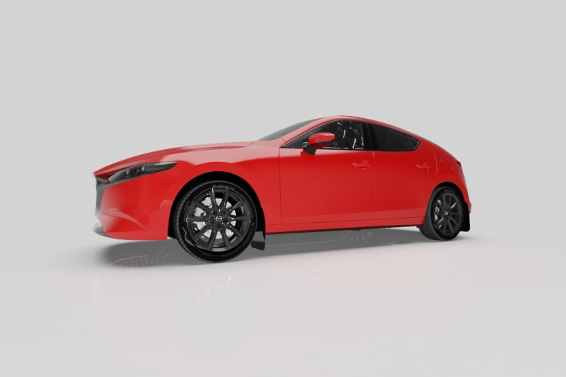 Rally Armor 2019+ Mazda3 GT Sport Hatch UR Black Mud Flap w/ Red Logo MF61-UR-BLK/RD MF61-UR-BLK/RD User 2
