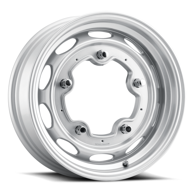 Mobelwagen MW-520S Interceptor 15x4.5in / 5x205 BP / 34mm Offset / 156mm Bore - Silver Wheel MW-520S-54520+34 MW-520S-54520+34 Photo - Primary
