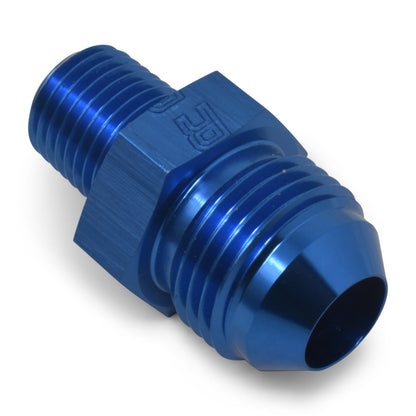 Russell Performance -8 AN to 3/8in NPT Straight Flare to Pipe (Blue) (25 pcs.) 660488 660488 Photo - out of package