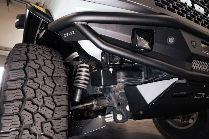 DV8 Offroad 21-22 Ford Bronco Crash Bar Caps w/ Accessory Mount LBBR-07 LBBR-07 Photo - Unmounted