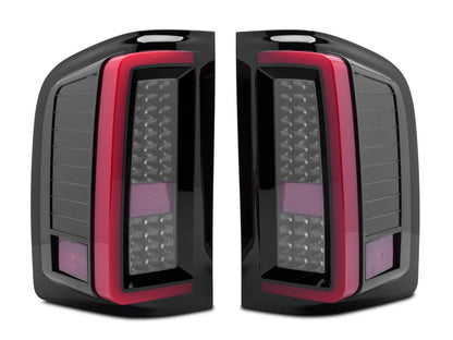 Raxiom 07-13 Chevy Silverado 1500 G2 LED Tail Lights- Black Housing (Clear Lens) S112711 S112711 Photo - Close Up