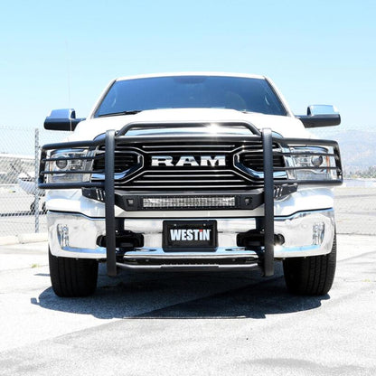 Westin 19-21 Ram 1500 Classic (Excl Rebel) Sportsman X Grille Guard - Textured Black 40-33545 40-33545 Photo - Mounted
