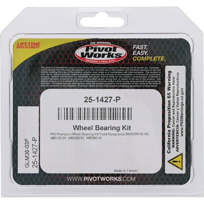 Pivot Works Husqvarna Wheel Bearing Kit Premium Bearings 25-1427-P 25-1427-P Photo - Primary