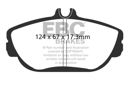 EBC Disc Brake Pad Set UD601 Photo - Primary